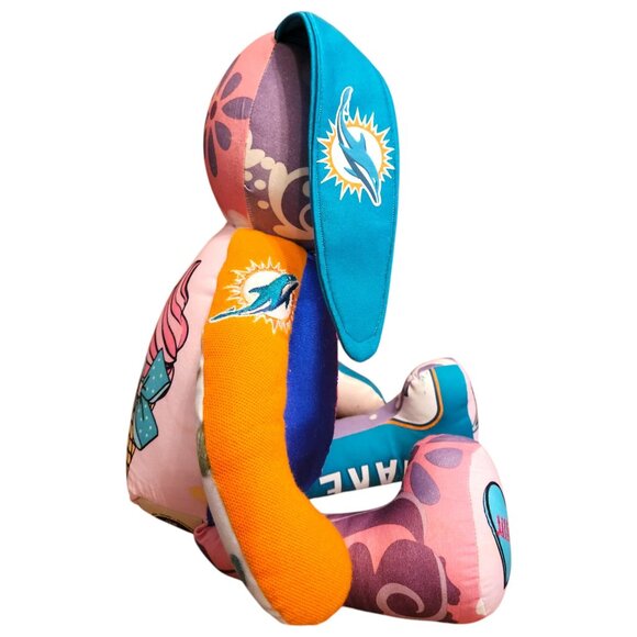 Memory Bunny by The Patchwork Bear Miami Dolphins Jillian Tannehill - Picture 5 of 8